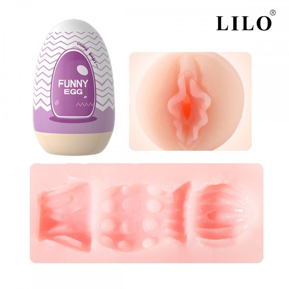 (Buceta) Funny Egg Masturbador Cyberskin Vipmix